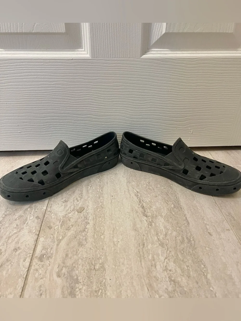Vans Slip On TRK All Black Mens 7 VN0A5HF8BLK